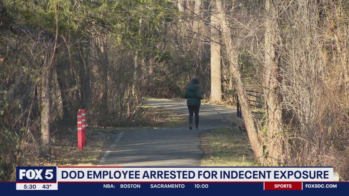 DoD employee arrested for indecent exposure on Virginia trail